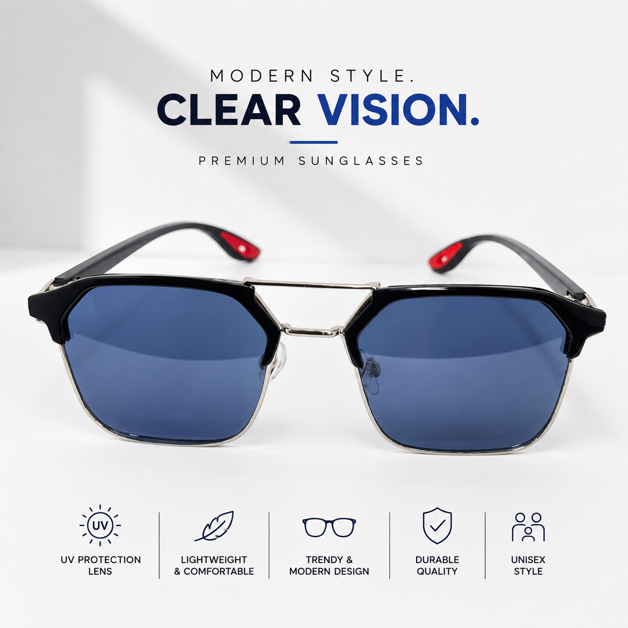 Exclusive Premium Sunglass – Stylish Design with 100% UV Protection - Image 6