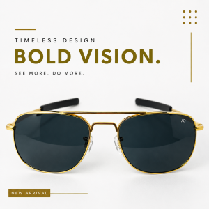 Premium Square Aviator Sunglasses